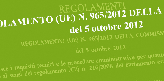 Corso sul Regolamento UE n. 965/2012 SPO