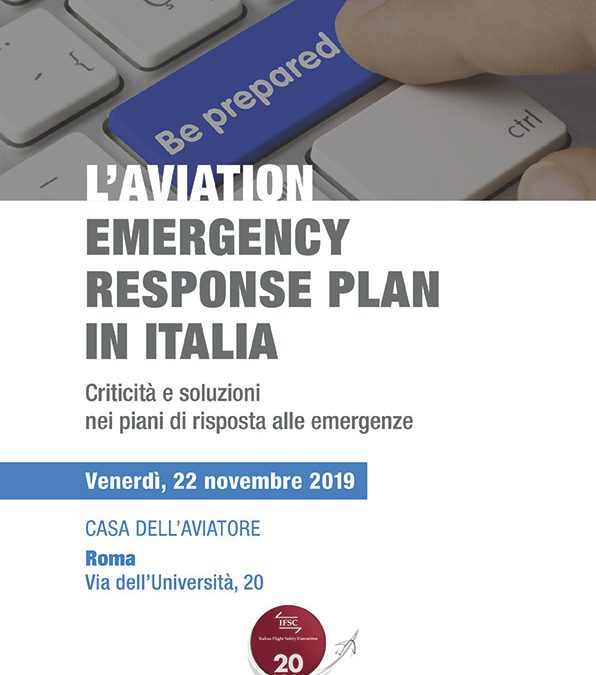 L’aviation emergency response plan in italia 2019